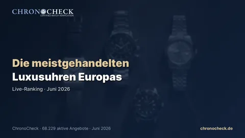 Die 10 meistgehandelten Luxusuhren Europas