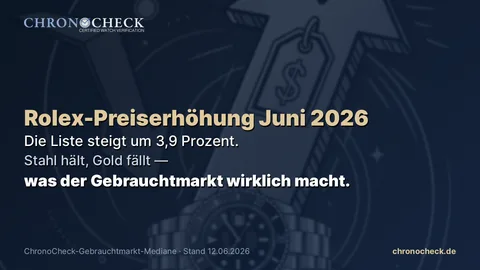 Rolex Preiserhöhung Juni 2026: Zieht der Gebrauchtmarkt mit?