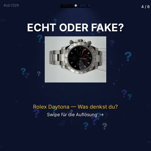 Watch Game: Kannst du eine gefälschte Rolex erkennen?