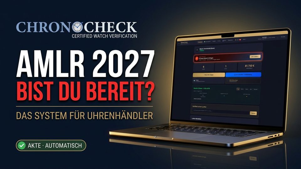 AMLR 2027: das ChronoCheck Händler-System in dreieinhalb Minuten