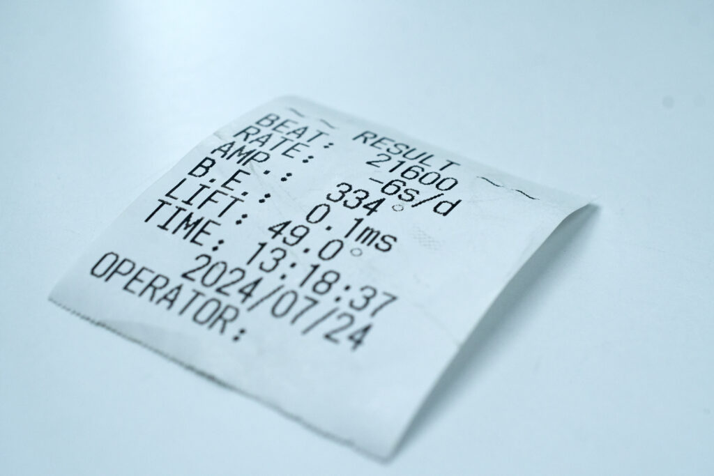 Ausdruck Zeitwaage 