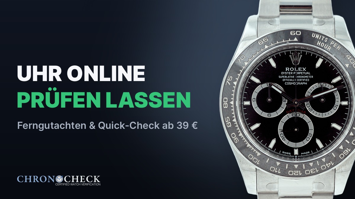 Uhr online prüfen lassen: Ferngutachten und Quick-Check ab 39 €