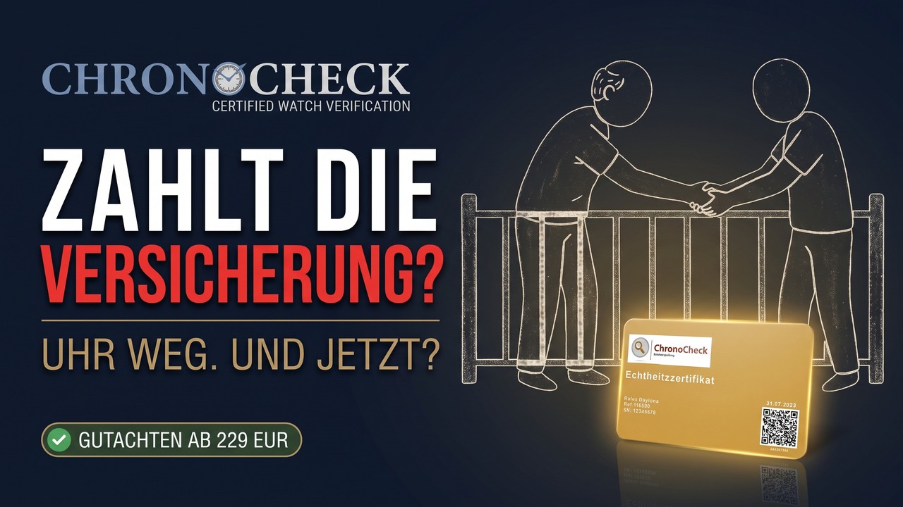 Uhr gestohlen: Was der Versicherer wirklich sehen will (Video)